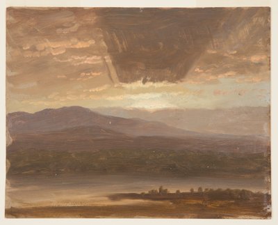Catskills from Hudson, New York, 1870 by Frederic Edwin Church