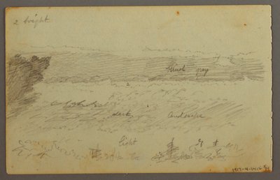 Cloud Studies, Possibly 1844 by Frederic Edwin Church