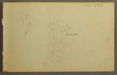Cloud Study, 1844 by Frederic Edwin Church