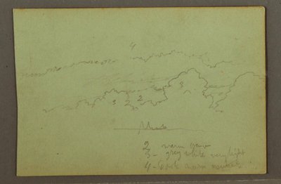 Cloud Study, Possibly 1856 by Frederic Edwin Church
