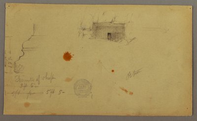 Domed House, House with Staircase, February, possibly 1868 by Frederic Edwin Church