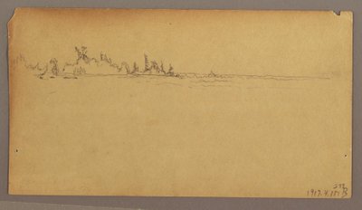 Double Rainbow over the Falls, Niagara River, possibly 1858 by Frederic Edwin Church