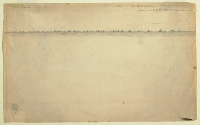 Fleet of Mackerel Fishers, Mount Desert, Maine, August 19, 1850 by Frederic Edwin Church