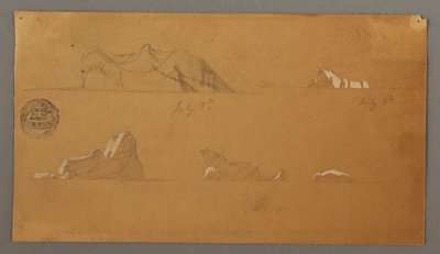 Floating Icebergs, July 5 and 6, 1859 by Frederic Edwin Church