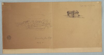 Gateway and Partial View of Guaranda, Ecuador, June 3, 1857 by Frederic Edwin Church