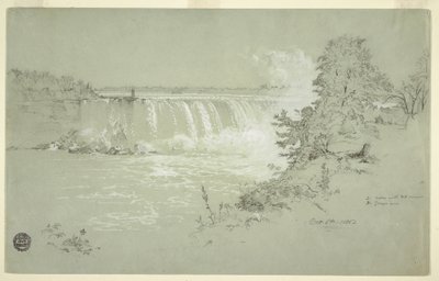 Horseshoe Falls and Goat Island from the Canadian Bank, October 6, 1856 by Frederic Edwin Church