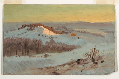 Hudson Valley, New York in Winter, 1869–70 by Frederic Edwin Church