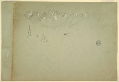 Landscape from the Austrian Alps, 1868 by Frederic Edwin Church