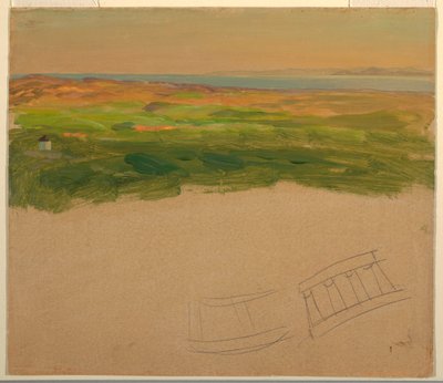 Landscape, near Syria or Greece, 1868–69 by Frederic Edwin Church