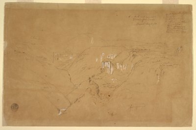 Landscape with Mount Purese, Colombia, August 6, 1853 by Frederic Edwin Church
