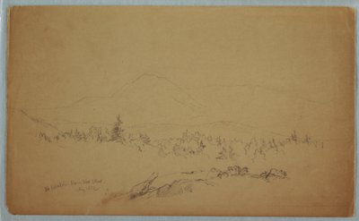 Mount Katahdin from the West, August 1852 by Frederic Edwin Church