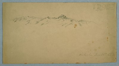 Mount Pichincha from Chillo, Ecuador, June 26, 1857 by Frederic Edwin Church