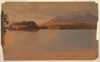 Mt. Katahdin from Togue Pond, 1878 by Frederic Edwin Church