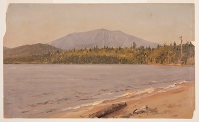 Mt. Katahdin from Togue Pond, possibly 1878 by Frederic Edwin Church