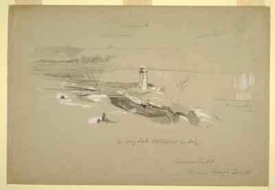 Niagara Falls from Terrapin Point, March 20, 1856 by Frederic Edwin Church