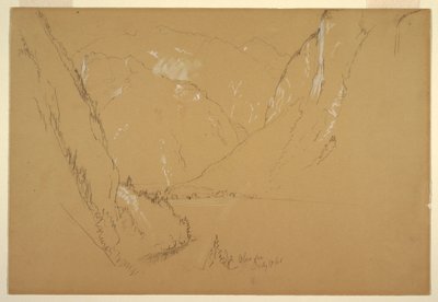 Obersee, near Berchtesgarden, Bavaria, July 17, 1868 by Frederic Edwin Church