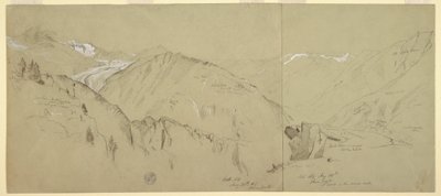 Panoramic view from Bel Arp, 1868 by Frederic Edwin Church