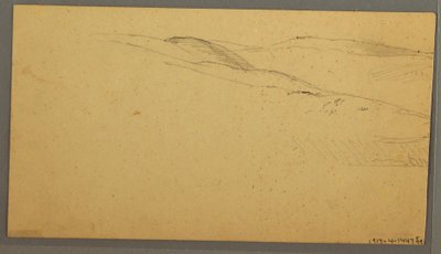 Rain over Hills, possibly 1866 by Frederic Edwin Church