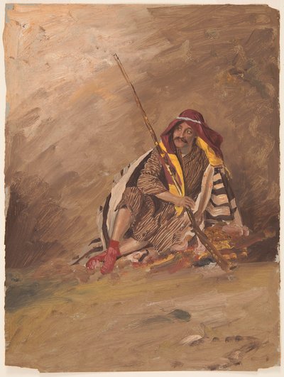 Seated Bedouin, probably February 1868 by Frederic Edwin Church