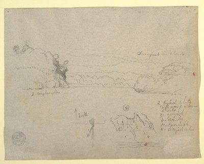 Sketches from South America, 1853, probably May by Frederic Edwin Church