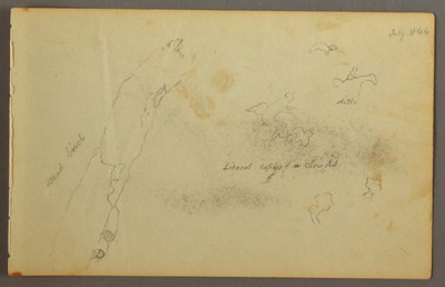 Sketches of Clouds and Dead Birch, July 1844 by Frederic Edwin Church
