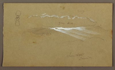 Sky, Figure, June 12, 1865 by Frederic Edwin Church