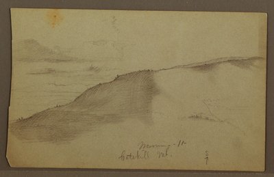 Sloping mountains, possibly 1860s by Frederic Edwin Church