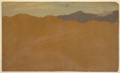 South American mountains, 1853 or 1857 by Frederic Edwin Church