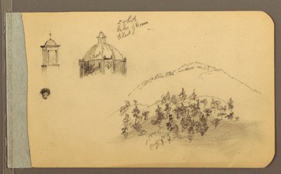 Steeple, Dome, Head, Hills, 1889 by Frederic Edwin Church