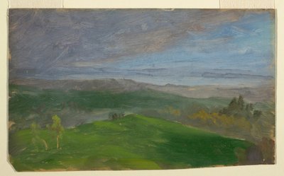 Summer View, Hudson Valley, New York, 1870–80 by Frederic Edwin Church