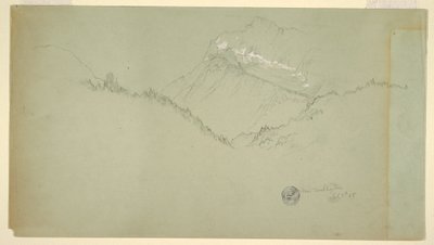 Summit of the Watzmann, near Berchtesgaden, July 9, 1868 by Frederic Edwin Church