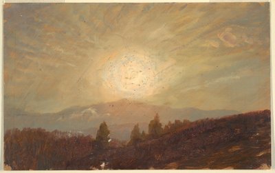 Sunset, 1855–65 by Frederic Edwin Church