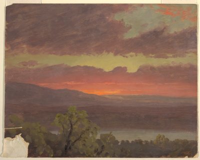 Sunset in Jamaica, West Indies, 1865–66 by Frederic Edwin Church