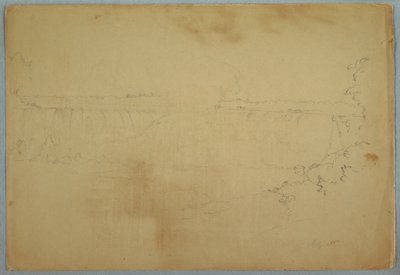The Canadian Falls, July 1856 by Frederic Edwin Church