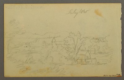 Trees, Cow, 1844 by Frederic Edwin Church