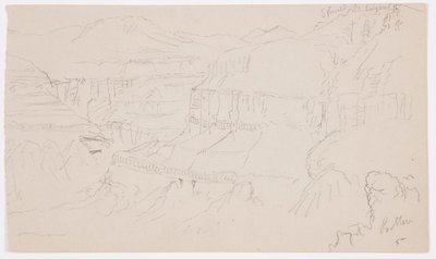 Valley of El Yemen, February 20, 1868 by Frederic Edwin Church