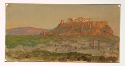 View of the Acropolis from the South, Athens, April 1869 by Frederic Edwin Church