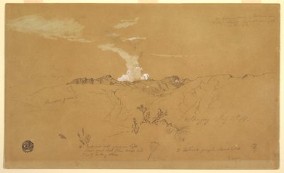 Volcano, Sangay, July 11, 1857 by Frederic Edwin Church