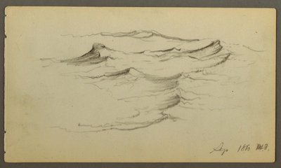 Waves, 1860 by Frederic Edwin Church