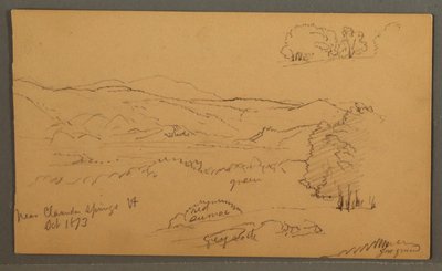 Wooded Valley, October 1873 by Frederic Edwin Church