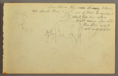 Rays Between Clouds, Bulls, possibly 1877 by Frederic Edwin Church