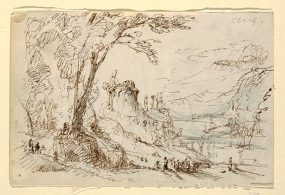 Imaginary Landscape with Classical Ruins by Frederic Edwin Church