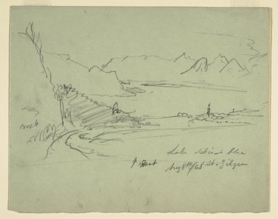 Landscape in Austria, August 5, 1868 by Frederic Edwin Church