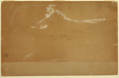 Mount Chimborazo, near Guanojo and Guaranda, Ecuador by Frederic Edwin Church