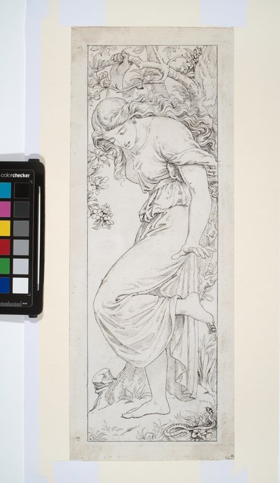 The Malicious Babbler, Study for the Chapel of the Ascension, not dated by Frederic James Shields