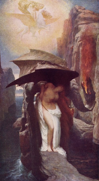 Perseus and Andromeda, Illustration from the Book 