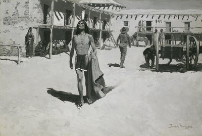 Nothing But Cheerful Looks Followed the Bat by Frederic Remington