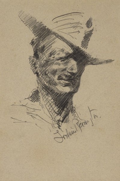 Self Portrait by Frederic Remington