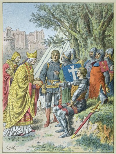 Bertrand Du Guesclin Received the Grudge He Sought to Keep Avignon by Frederic Theodore Lix
