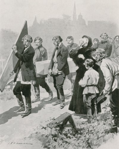 A Middle-Class Funeral by Frederic de Haenen